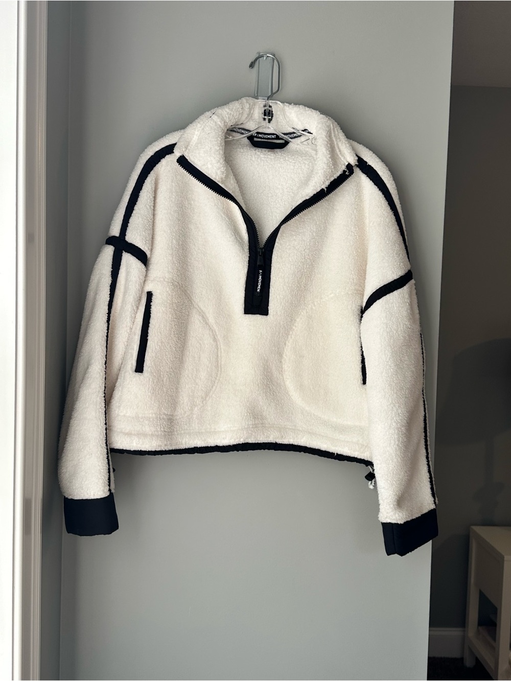 Free People FP Movement Mountain High Half Zip Fleece Size Medium - Picture 5 of 13
